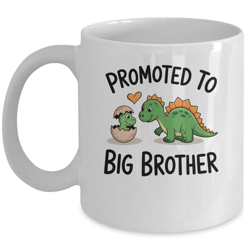 Big Brother Baby Boy Promoted To Big Brother Announcement Mug | siriusteestore