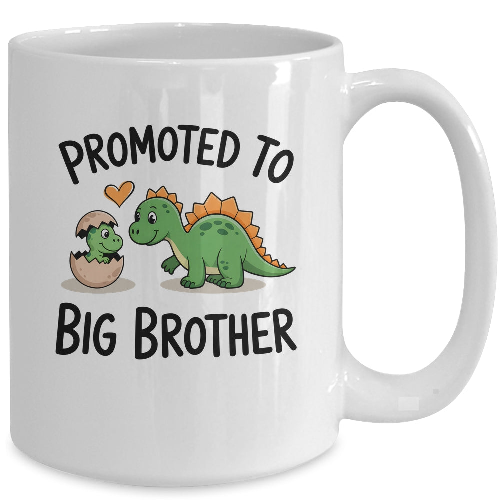 Big Brother Baby Boy Promoted To Big Brother Announcement Mug | siriusteestore