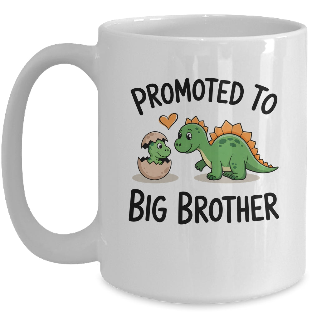 Big Brother Baby Boy Promoted To Big Brother Announcement Mug | siriusteestore