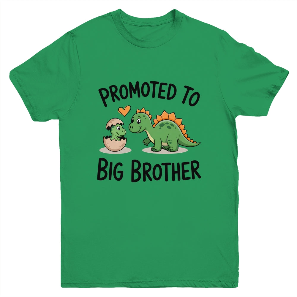 Big Brother Baby Boy Promoted To Big Brother Announcement Youth Shirt | siriusteestore