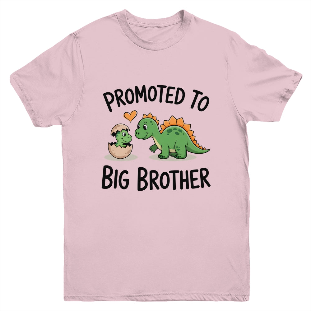 Big Brother Baby Boy Promoted To Big Brother Announcement Youth Shirt | siriusteestore