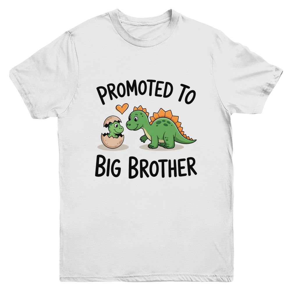 Big Brother Baby Boy Promoted To Big Brother Announcement Youth Shirt | siriusteestore