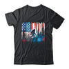 Big Foot Bigfoot Sasquatch American Flag Patriotic 4th July Shirt & Hoodie | siriusteestore