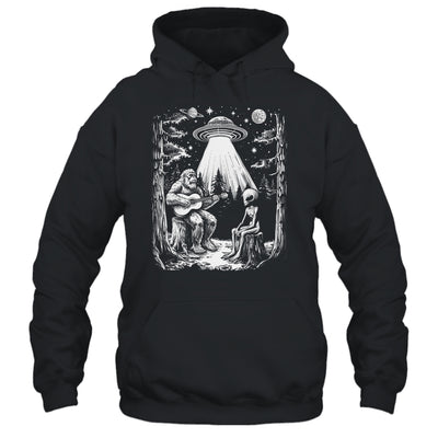 Bigfoot And Alien Campfire Nature For Outdoor Lovers Hiking Shirt & Tank Top | siriusteestore