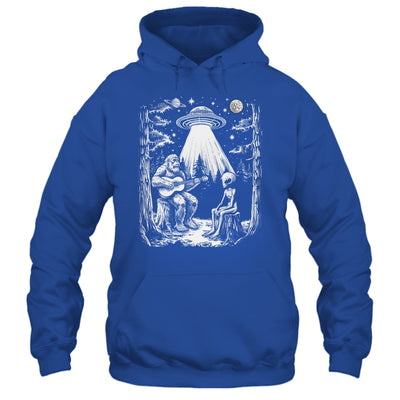 Bigfoot And Alien Campfire Nature For Outdoor Lovers Hiking Shirt & Tank Top | siriusteestore