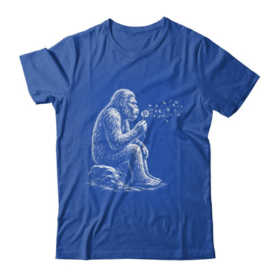 Bigfoot Blowing Wishes Dandelion Vintage Sasquatch Art Shirt & Hoodie | siriusteestore