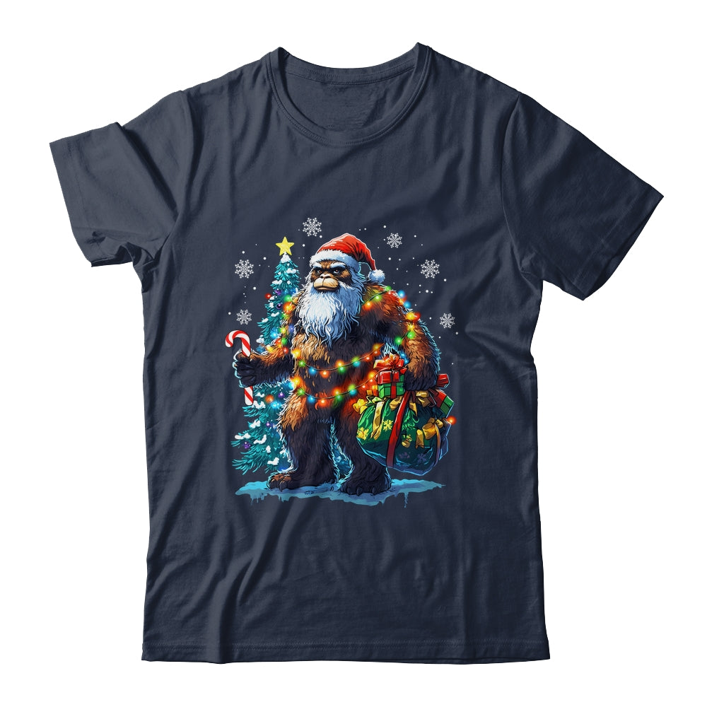 Bigfoot Christmas Funny Christmas Tree Xmas Sasquatch Lover Shirt & Sweatshirt | siriusteestore