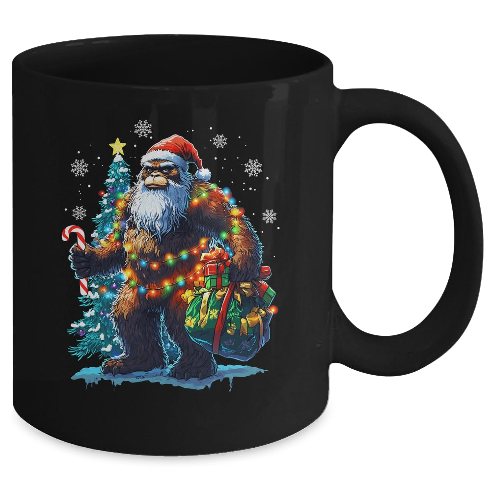 Bigfoot Christmas Funny Christmas Tree Xmas Sasquatch Lover Mug | siriusteestore