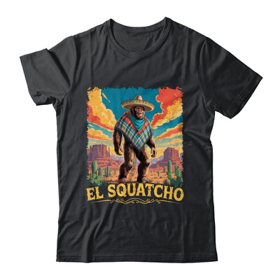 Bigfoot El Squatcho Sasquatch Mexican Cinco De Mayo Western Shirt & Hoodie | siriusteestore