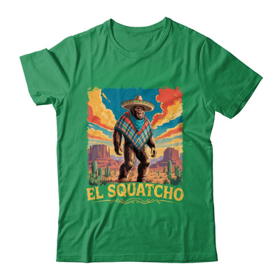 Bigfoot El Squatcho Sasquatch Mexican Cinco De Mayo Western Shirt & Hoodie | siriusteestore