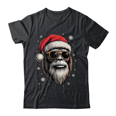 Bigfoot Face Sunglasses Santa Christmas Funny Xmas Sasquatch Shirt & Sweatshirt | siriusteestore