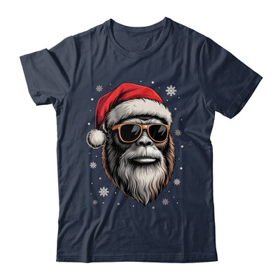 Bigfoot Face Sunglasses Santa Christmas Funny Xmas Sasquatch Shirt & Sweatshirt | siriusteestore