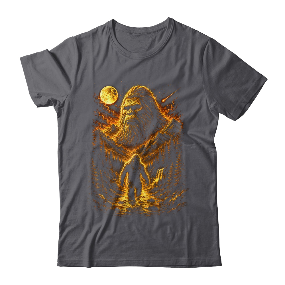 Bigfoot Sasquatch Graphic Moon Forest Cryptid Nature Outdoor Shirt & Hoodie | siriusteestore