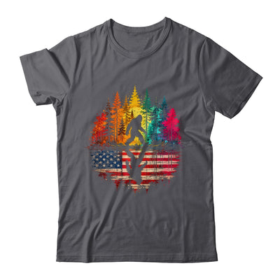 Bigfoot Walking Forest Sasquatch Woods Nature Reflection Shirt & Tank Top | siriusteestore
