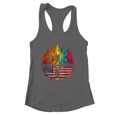 Bigfoot Walking Forest Sasquatch Woods Nature Reflection Shirt & Tank Top | siriusteestore