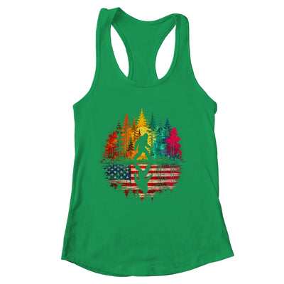 Bigfoot Walking Forest Sasquatch Woods Nature Reflection Shirt & Tank Top | siriusteestore