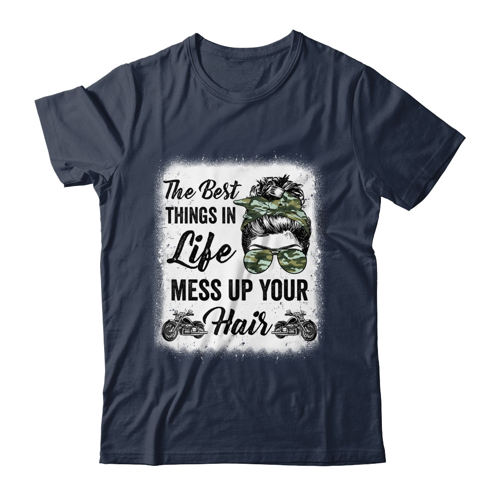 Biker Girl Motorcycle Best Things In Life Mess Up You Hair Shirt & Tank Top | siriusteestore