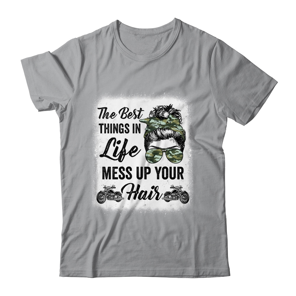 Biker Girl Motorcycle Best Things In Life Mess Up You Hair Shirt & Tank Top | siriusteestore