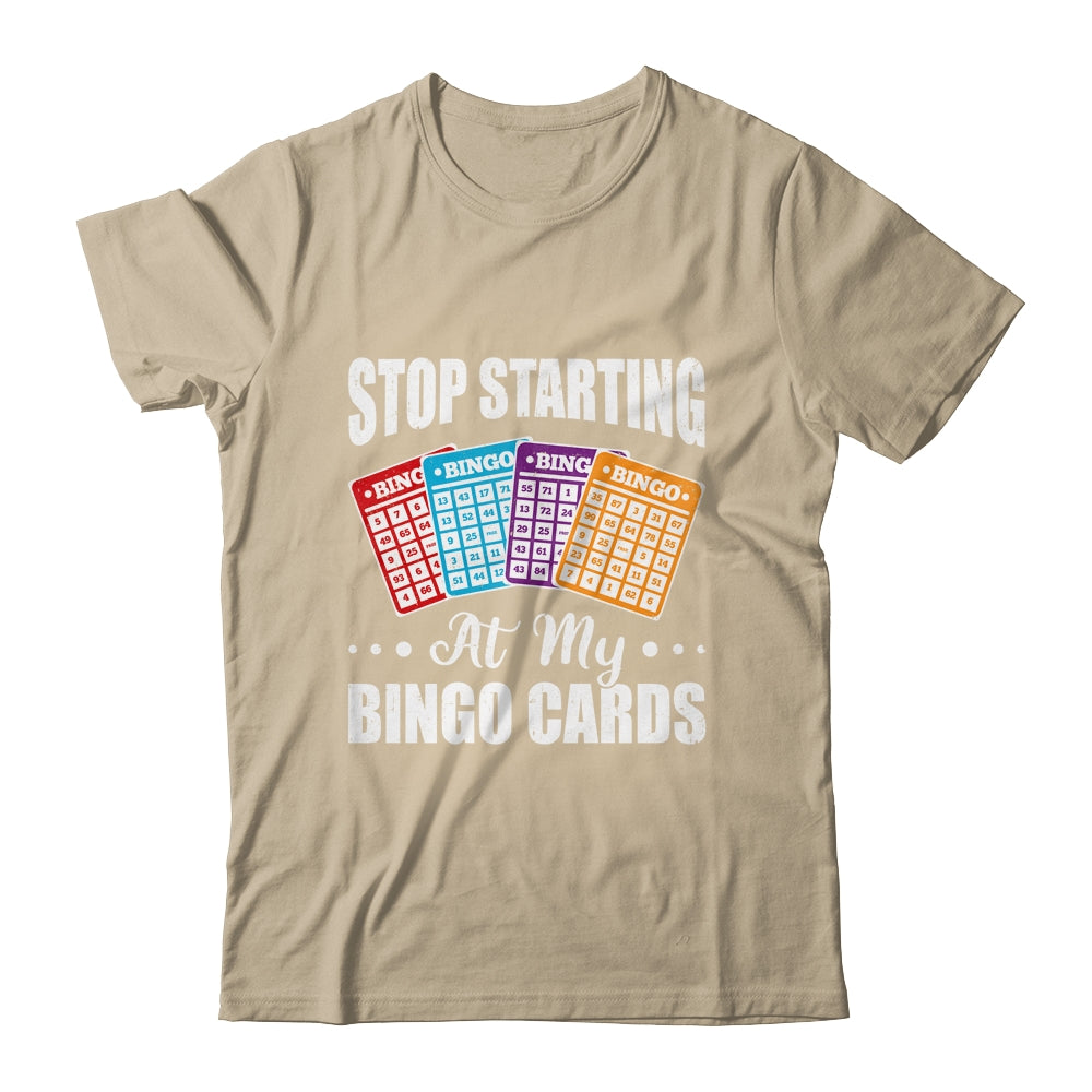 Bingo Art For Women Men Bingo Card Game Lover Bingo Player Shirt & Tank Top | siriusteestore