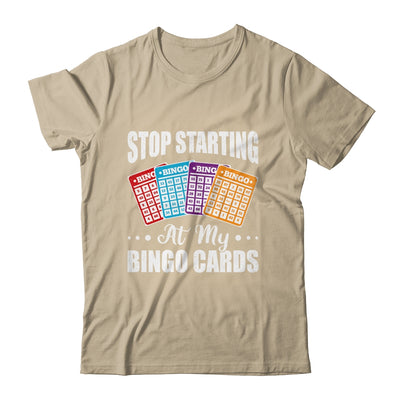 Bingo Art For Women Men Bingo Card Game Lover Bingo Player Shirt & Tank Top | siriusteestore
