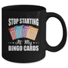 Bingo Art For Women Men Bingo Card Game Lover Bingo Player Mug | siriusteestore
