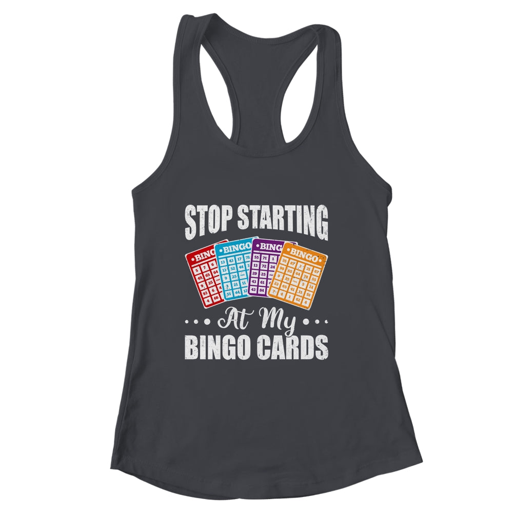 Bingo Art For Women Men Bingo Card Game Lover Bingo Player Shirt & Tank Top | siriusteestore