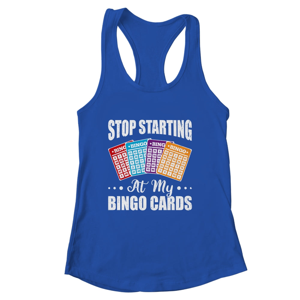 Bingo Art For Women Men Bingo Card Game Lover Bingo Player Shirt & Tank Top | siriusteestore