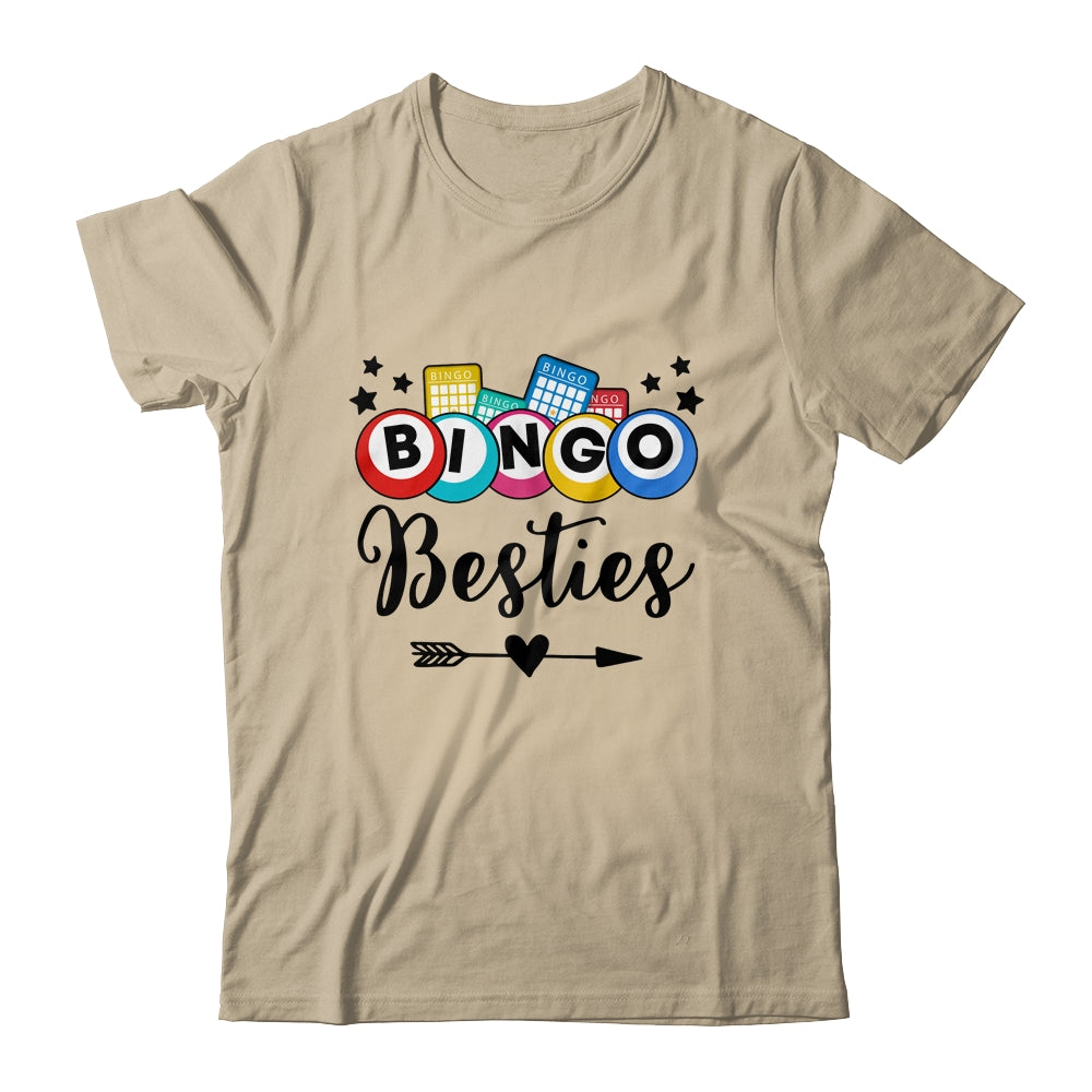 Bingo Besties Bingo Art Funny Game Players Lady Women Men Shirt & Tank Top | siriusteestore