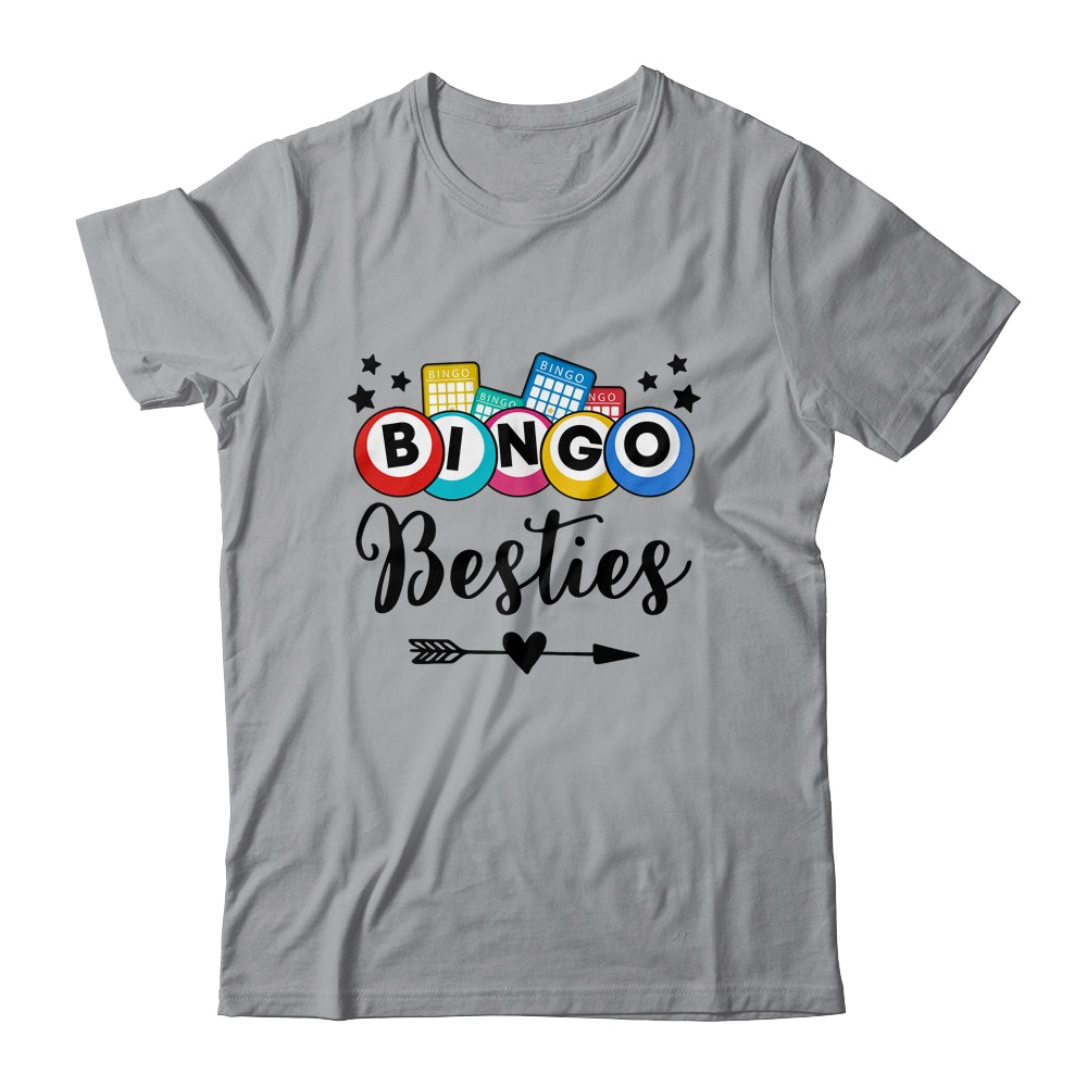 Bingo Besties Bingo Art Funny Game Players Lady Women Men Shirt & Tank Top | siriusteestore