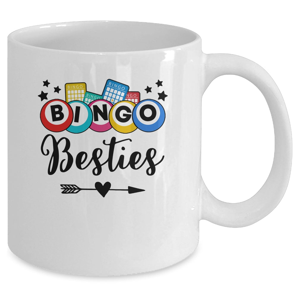 Bingo Besties Bingo Art Funny Game Players Lady Women Men Mug | siriusteestore