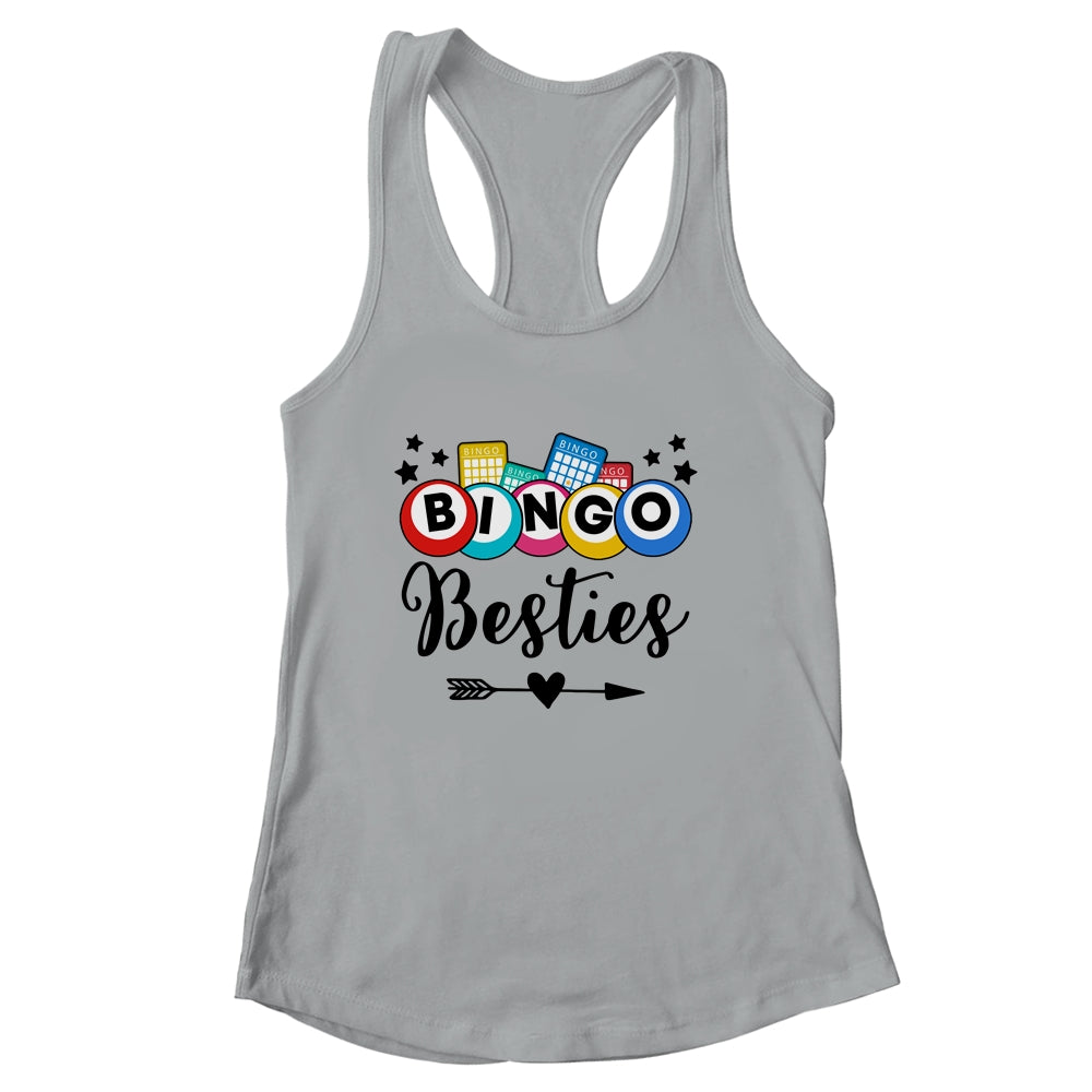 Bingo Besties Bingo Art Funny Game Players Lady Women Men Shirt & Tank Top | siriusteestore