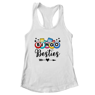 Bingo Besties Bingo Art Funny Game Players Lady Women Men Shirt & Tank Top | siriusteestore