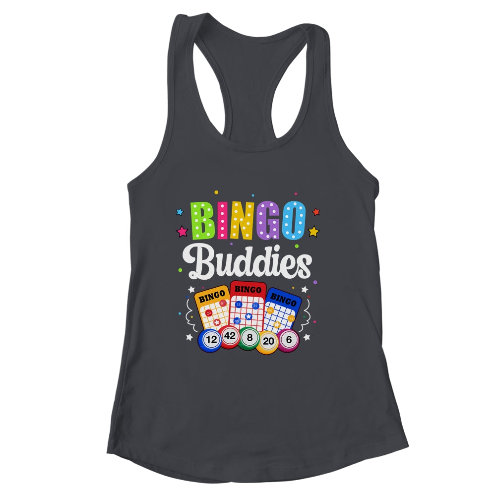 Bingo Buddies Funny Lucky Game Players Funny Men Women Shirt & Tank Top | siriusteestore