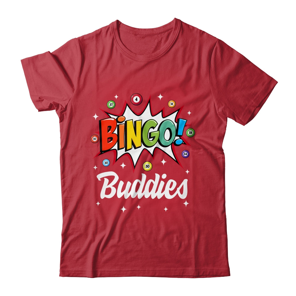 Bingo Buddies Lucky Game Gambling Players Funny Men Women Shirt & Tank Top | siriusteestore