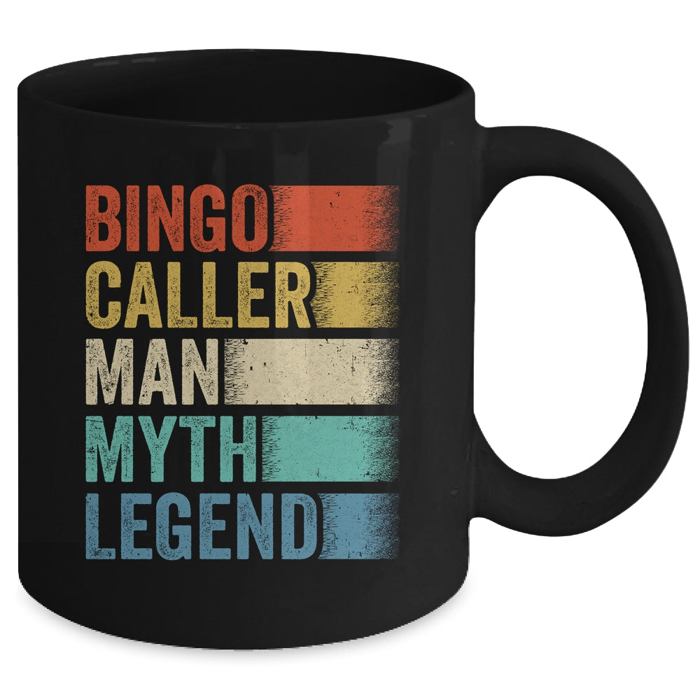 Bingo Caller Man Myth Legend Vintage Bingo Lucky Player Men Mug | siriusteestore