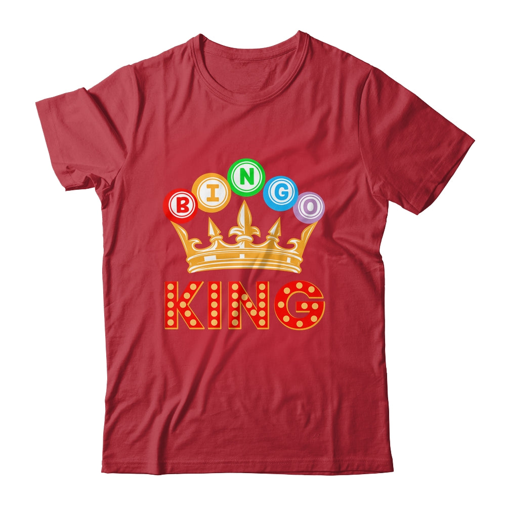Bingo King Designs For Men Dad Bingo Lovers Casino Players Shirt & Hoodie | siriusteestore