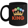 Bingo King Designs For Men Dad Bingo Lovers Casino Players Mug | siriusteestore