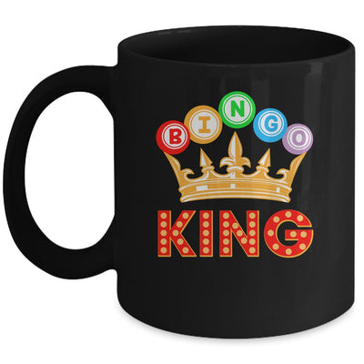 Bingo King Designs For Men Dad Bingo Lovers Casino Players Mug | siriusteestore