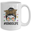 Bingo Life Messy Bun Bingo Lover Grandma Mom Mothers Day Mug | siriusteestore