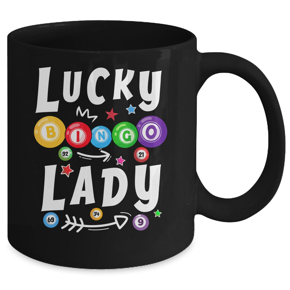 Bingo Night Funny Bingo Lucky Bingo Lady For Grandma Mom Mug | siriusteestore