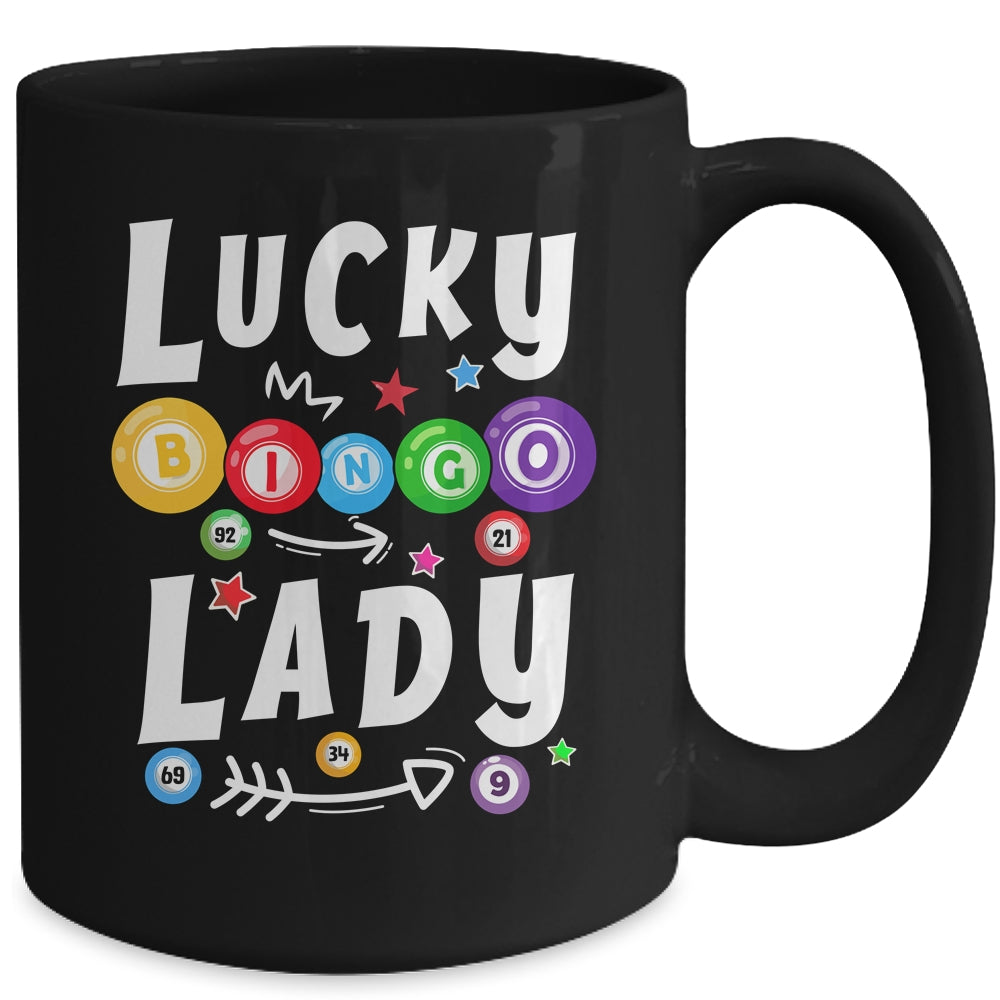 Bingo Night Funny Bingo Lucky Bingo Lady For Grandma Mom Mug | siriusteestore