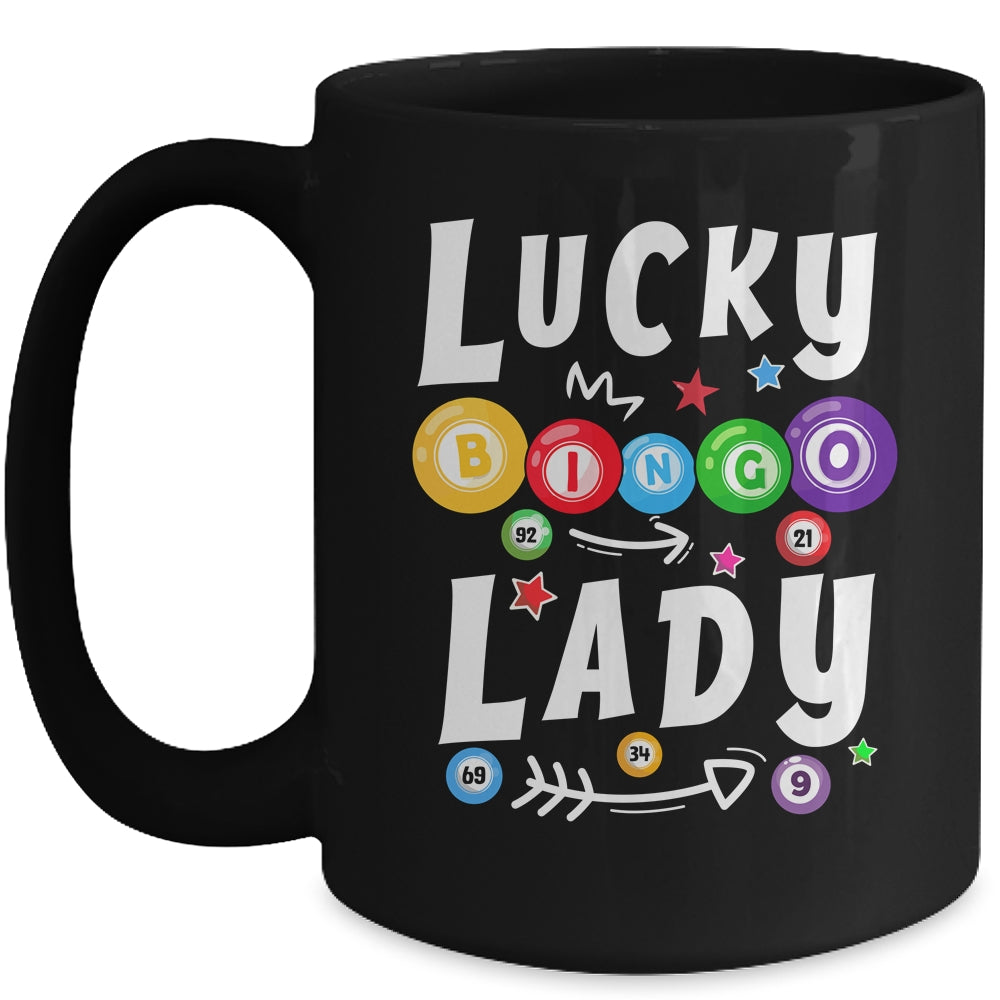 Bingo Night Funny Bingo Lucky Bingo Lady For Grandma Mom Mug | siriusteestore