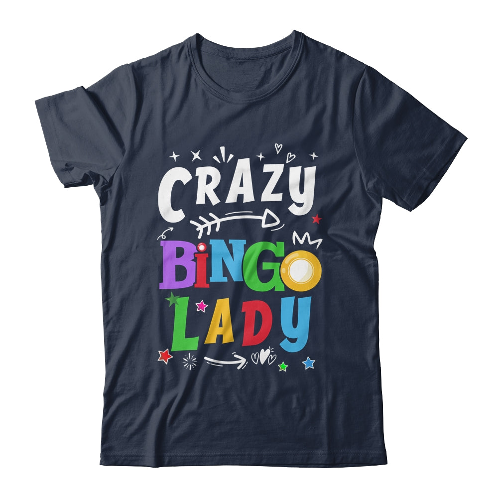 Bingo Night Funny Crazy Bingo Lady Player For Grandma Mom Shirt & Tank Top | siriusteestore