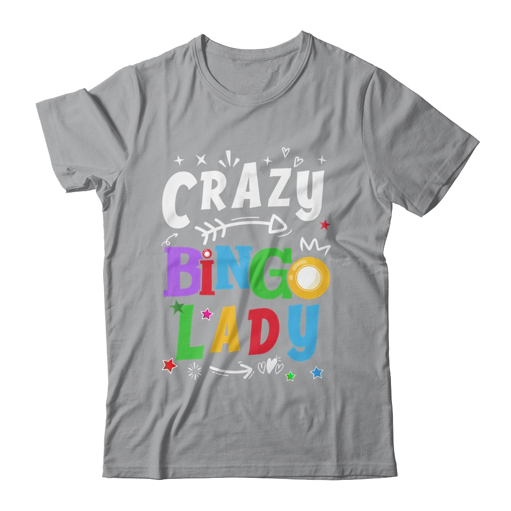 Bingo Night Funny Crazy Bingo Lady Player For Grandma Mom Shirt & Tank Top | siriusteestore