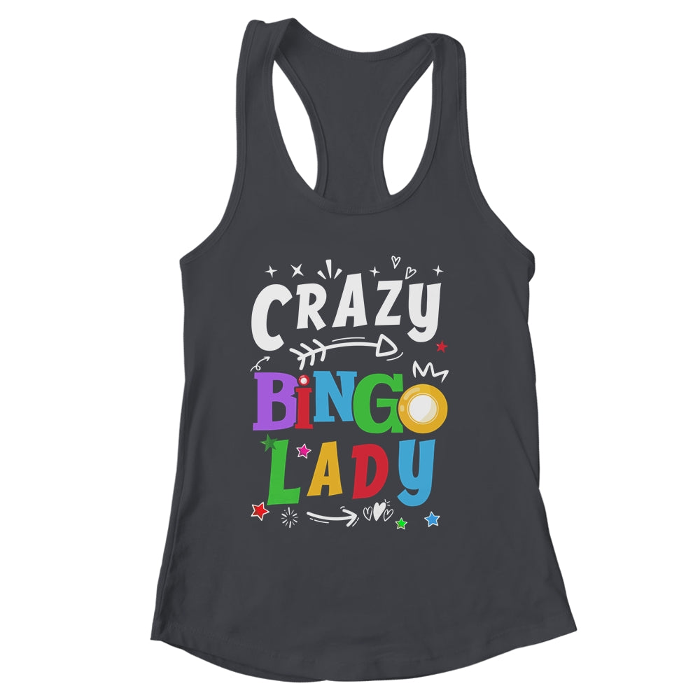 Bingo Night Funny Crazy Bingo Lady Player For Grandma Mom Shirt & Tank Top | siriusteestore