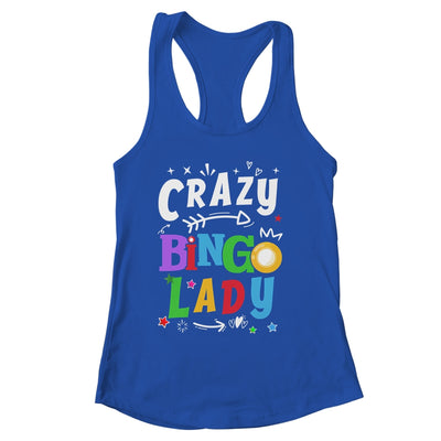 Bingo Night Funny Crazy Bingo Lady Player For Grandma Mom Shirt & Tank Top | siriusteestore
