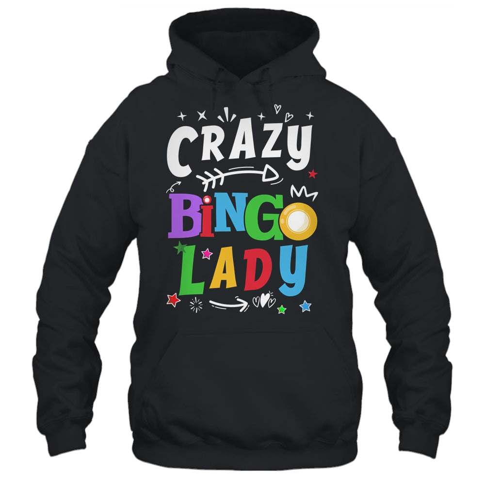 Bingo Night Funny Crazy Bingo Lady Player For Grandma Mom Shirt & Tank Top | siriusteestore