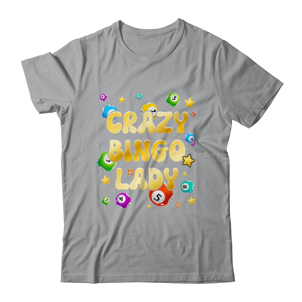 Bingo Player Crazy Bingo Lady Funny Bingo Women Shirt & Tank Top | siriusteestore