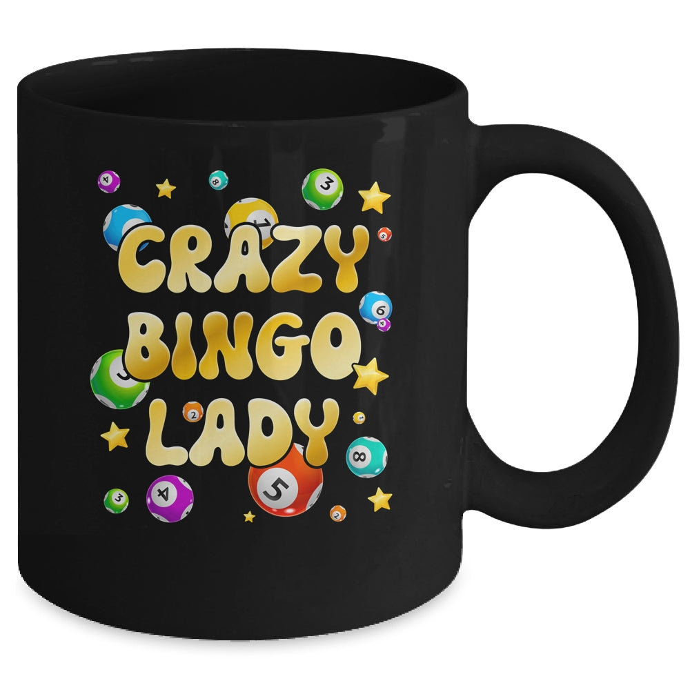 Bingo Player Crazy Bingo Lady Funny Bingo Women Mug | siriusteestore