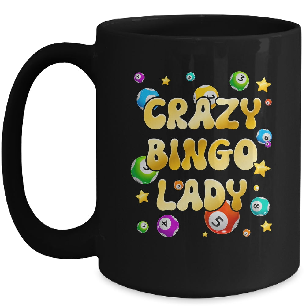 Bingo Player Crazy Bingo Lady Funny Bingo Women Mug | siriusteestore